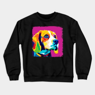 Beagle Pop Art - Dog Lover Gifts Crewneck Sweatshirt